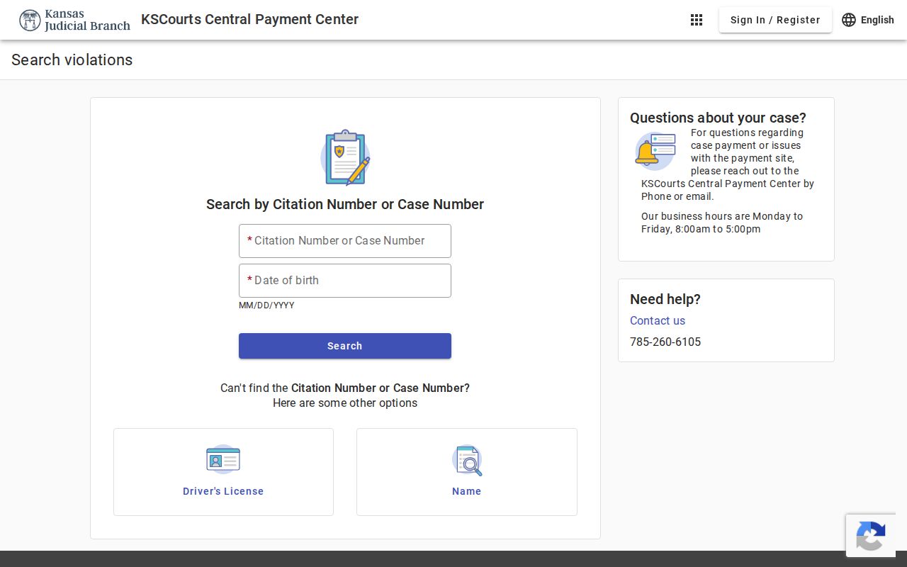 Morris County traffic court records payment search fields